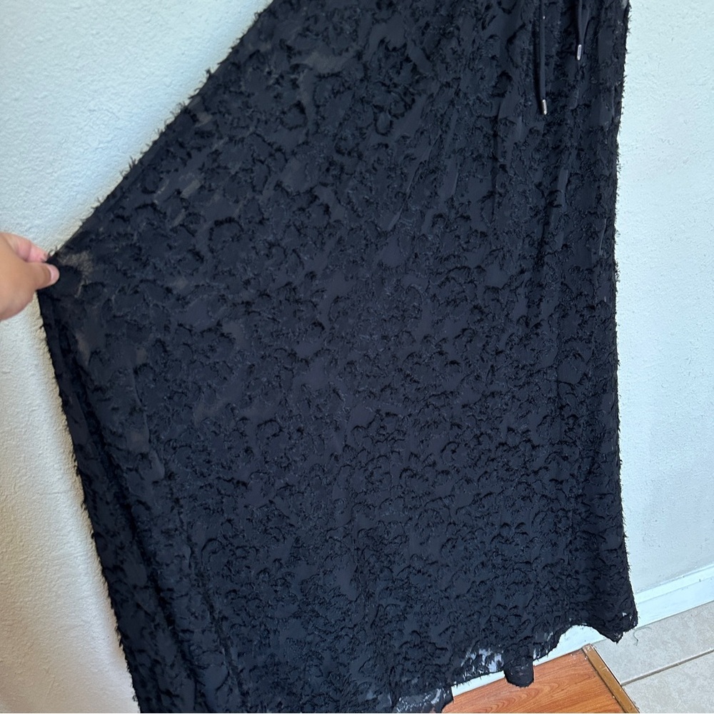 House of CB ‘Seren’ Black Floral Lace Back Maxi Dress NWOT size M‎ regular A-C - Picture 10 of 12